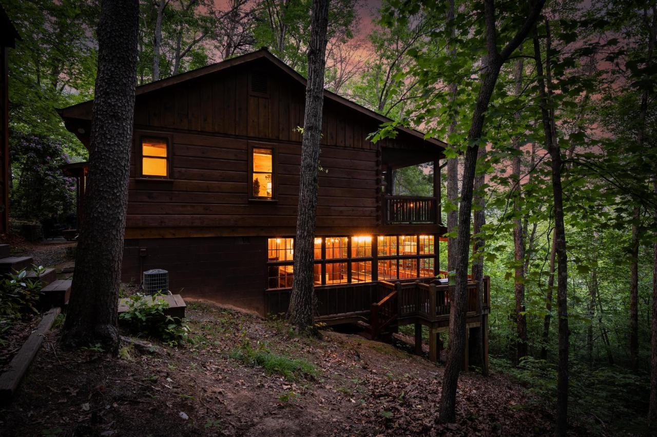 Secluded Sunrise Ridge-10 Min From Blue Ridge, King Beds, Hot Tub, 2 Porches, Fireplace Wood Burning, Mountain View, Cozy Exteriör bild